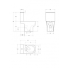 Унитаз-компакт BELBAGNO LOUNGE-TOR-2 BB2802CP/T-TOR/SC